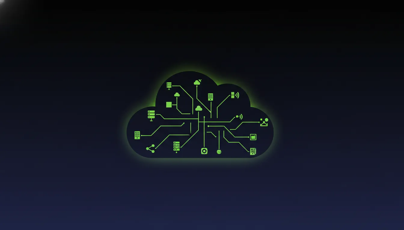Minimalist illustration of a cloud symbolizing digital platforms in life sciences