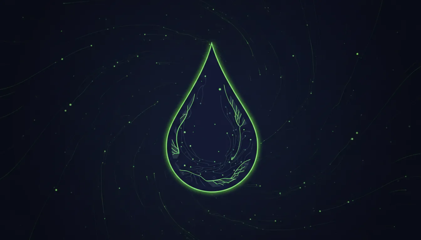 A minimalist representation of a blood drop for Alzheimer's testing