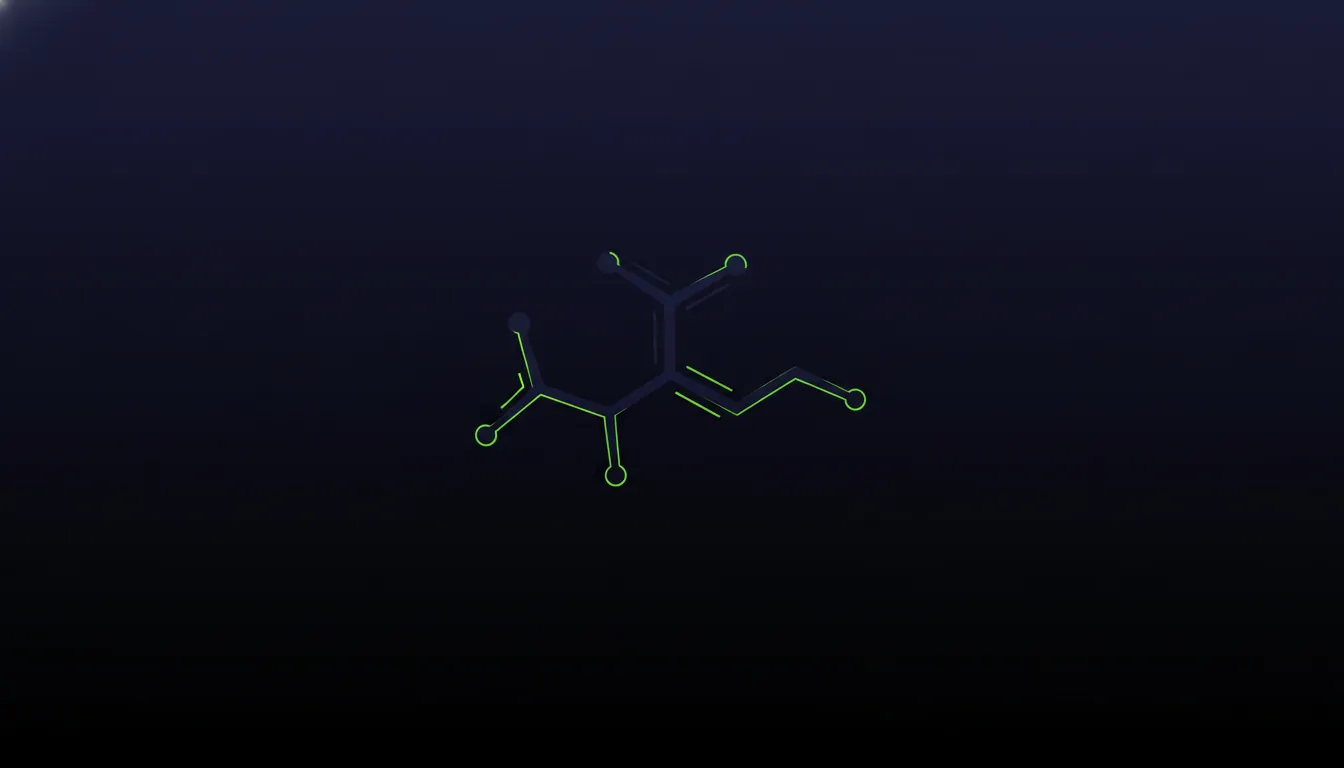 minimalist illustration of a drug compound