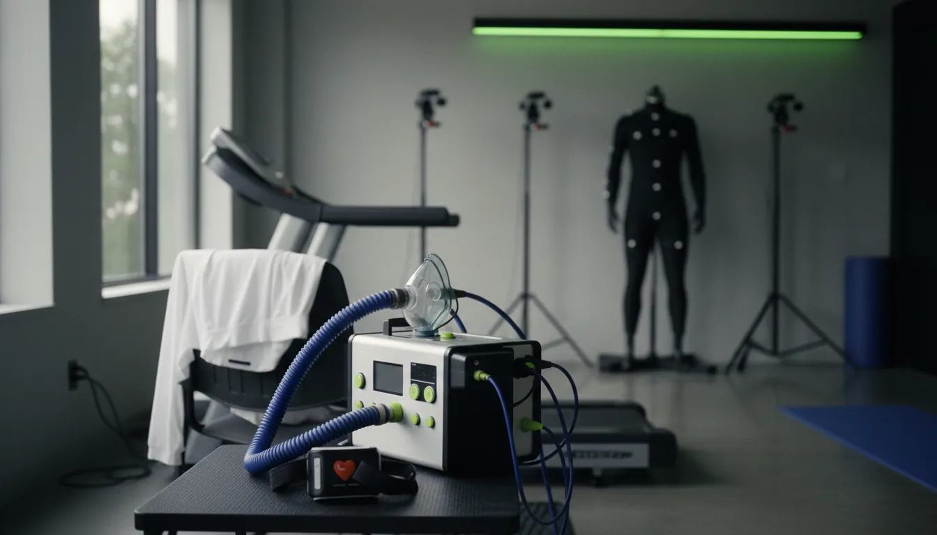 VO2 Max testing device in a clinical setting