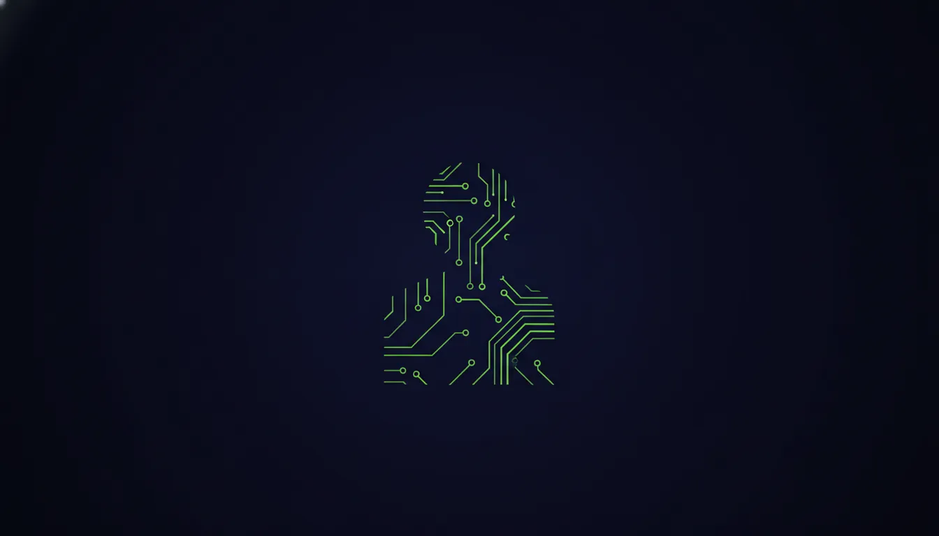 Abstract representation of an AI agent in healthcare