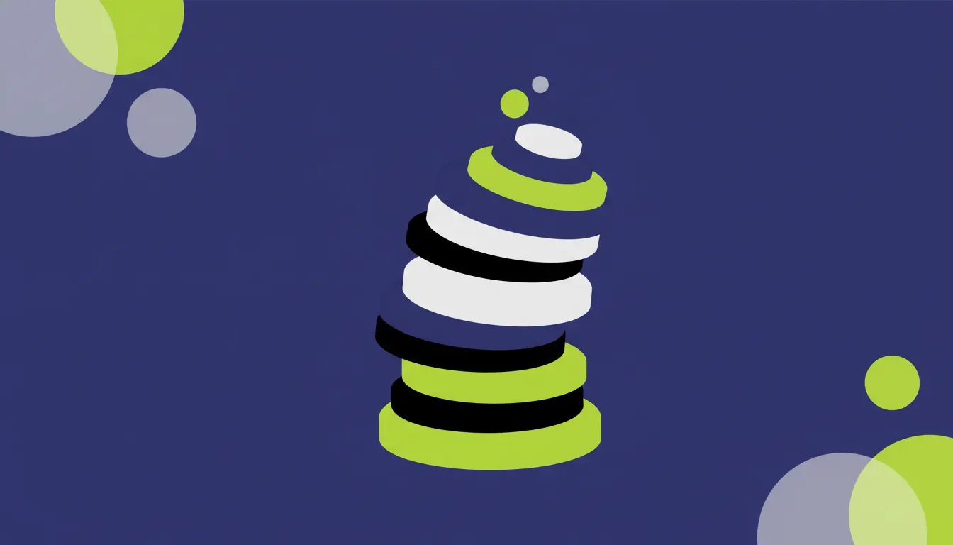 Flat design of a stack of coins representing healthcare investment