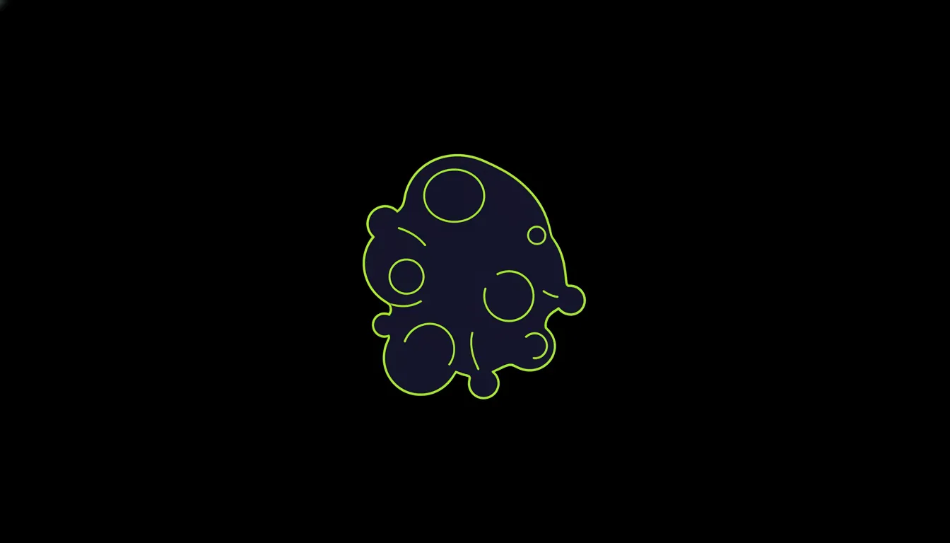 Silhouette of a human tonsil organoid