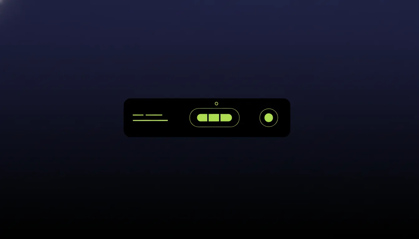 A minimalist representation of a test strip used in diagnostics.