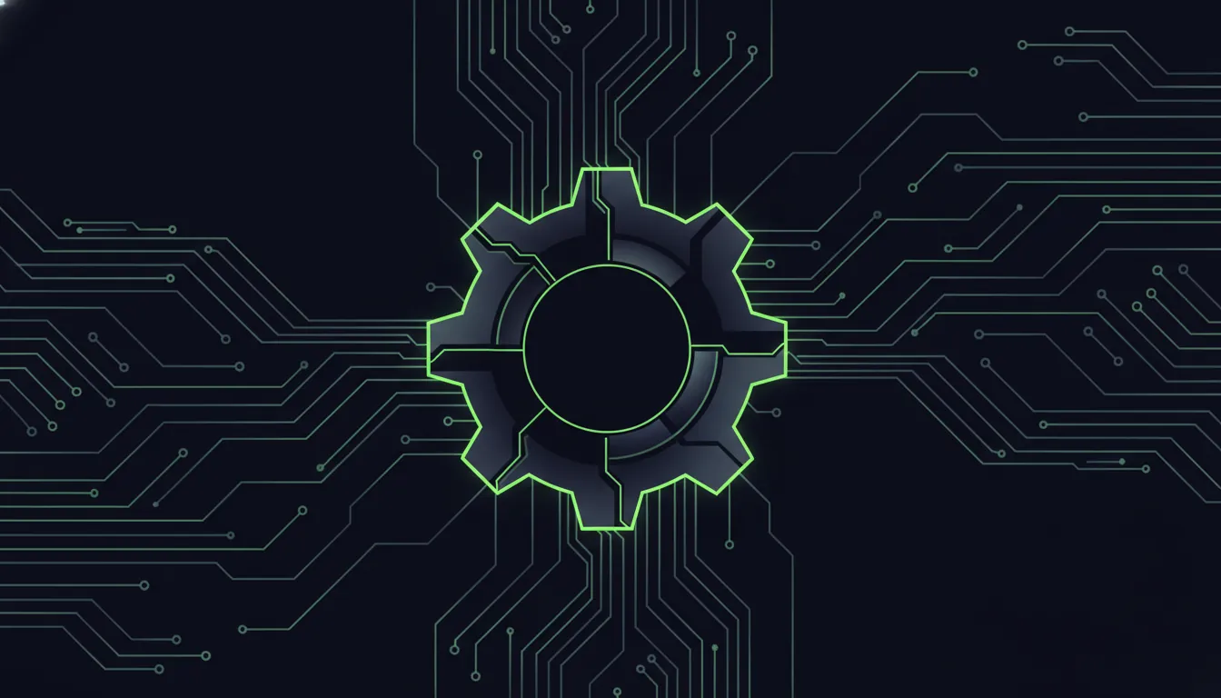 A minimalist representation of automation in life sciences.