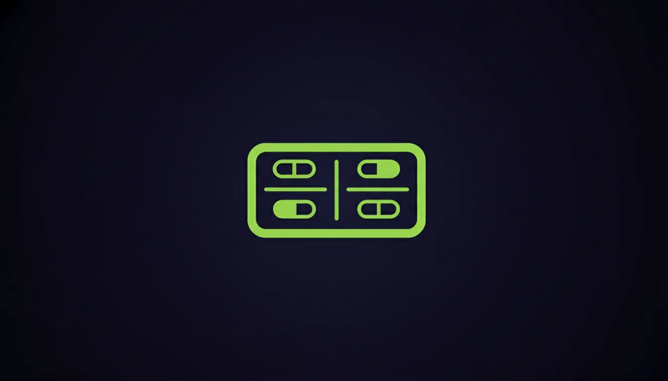 Minimalist illustration of a drug package