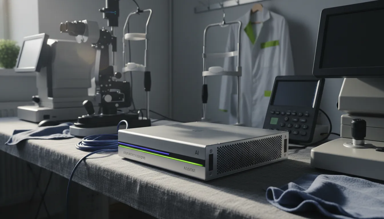 AI computing hardware in a research lab