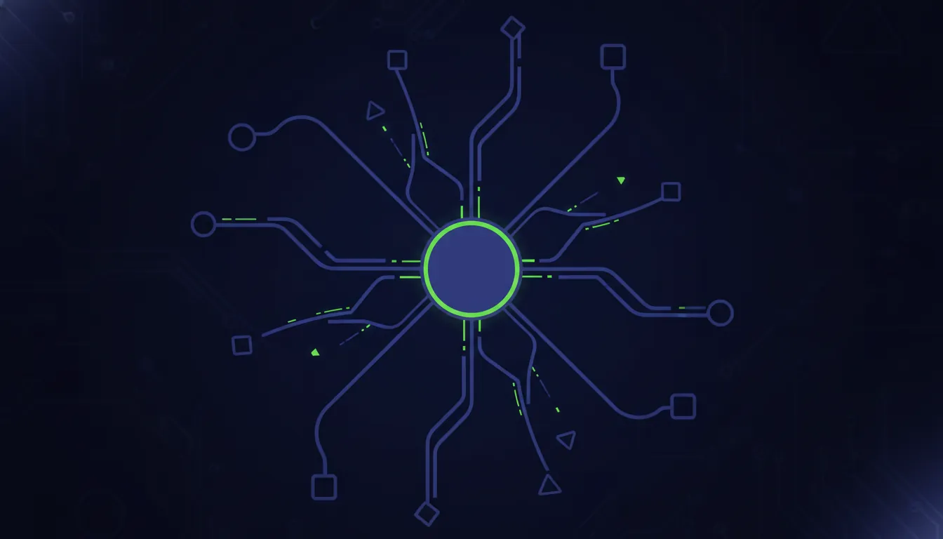 A minimalist representation of a clinical data network node.