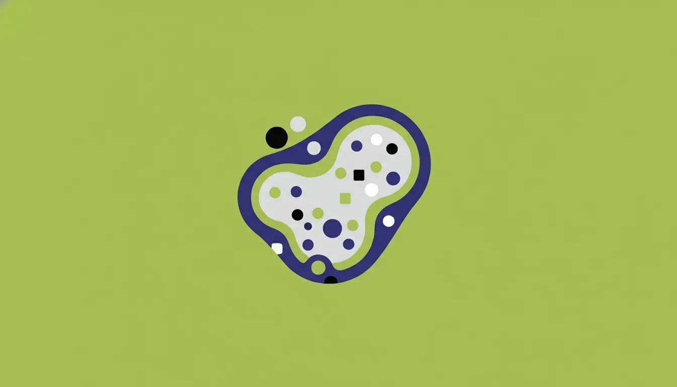 Flat illustration of a tissue sample in a minimalist style