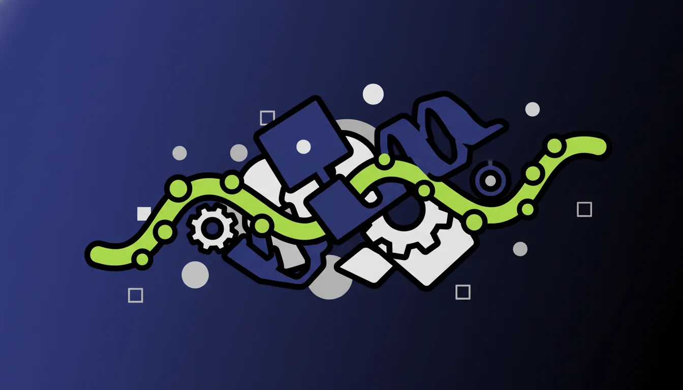 Flat illustration of microRNA and protein biomarkers