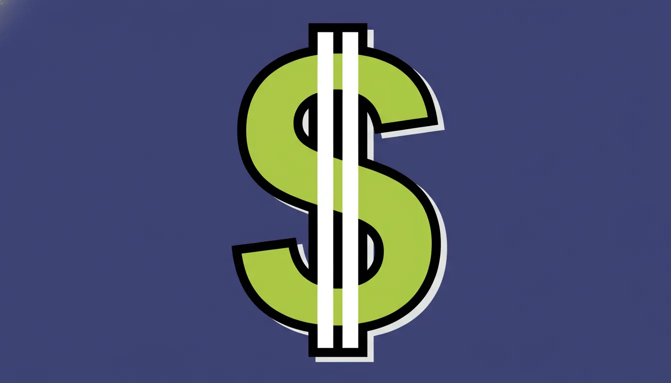A minimalist dollar sign representing pharmaceutical marketing finances.