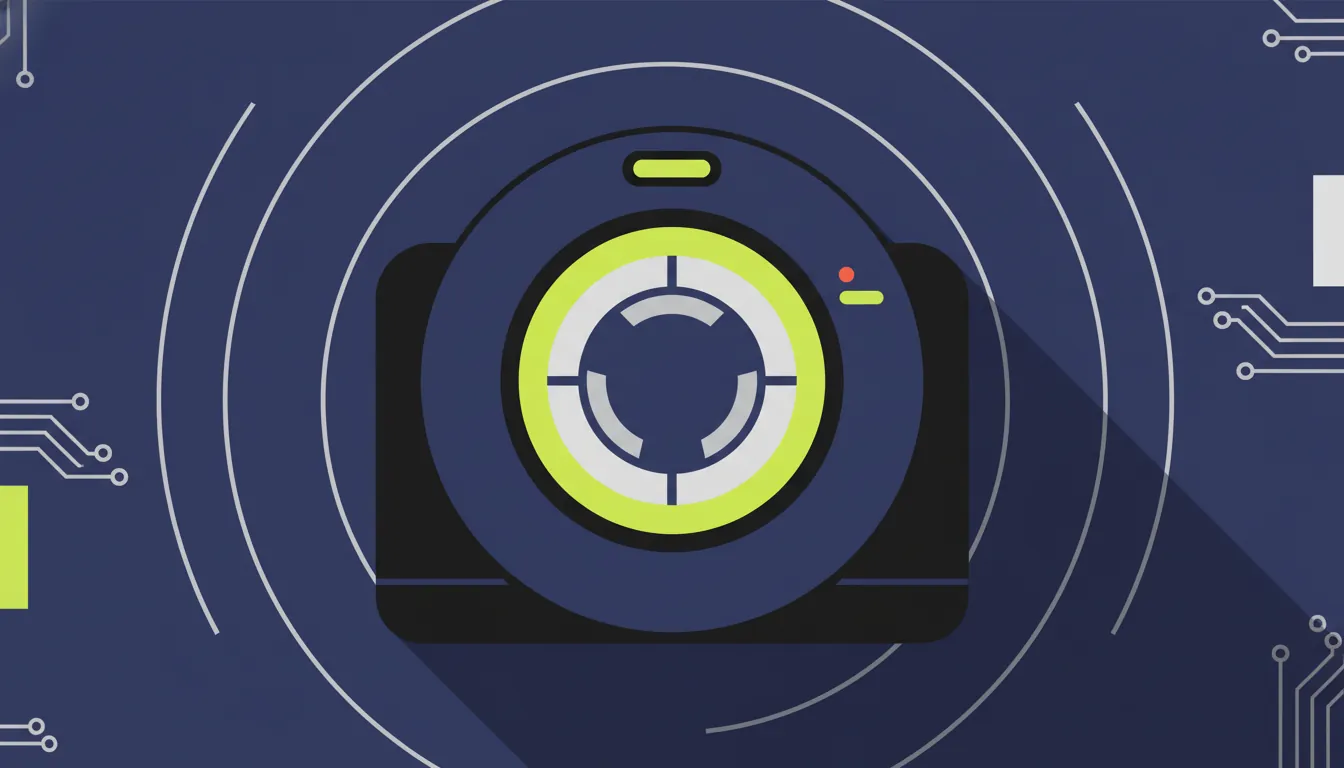 A flat illustration of a CT scan machine in a minimalist style.