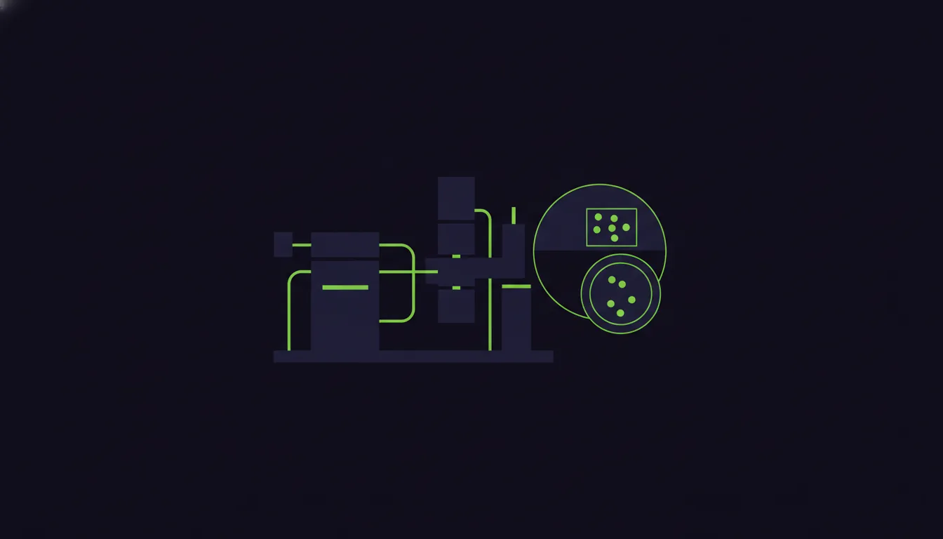 Minimalist illustration of a mass spectrometry platform