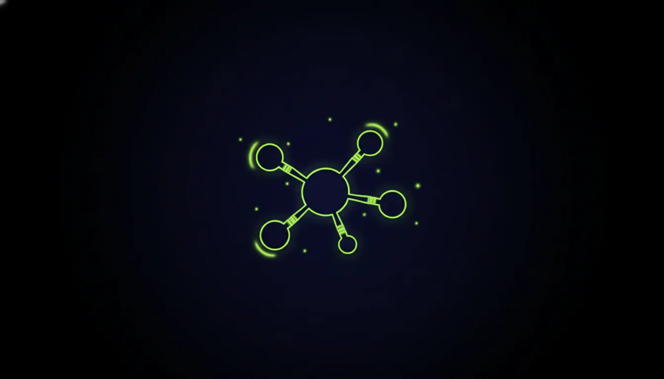 minimalist representation of a small molecule