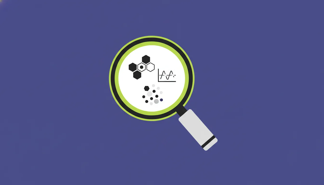 A minimalist illustration of a magnifying glass symbolizing epidemiological research.