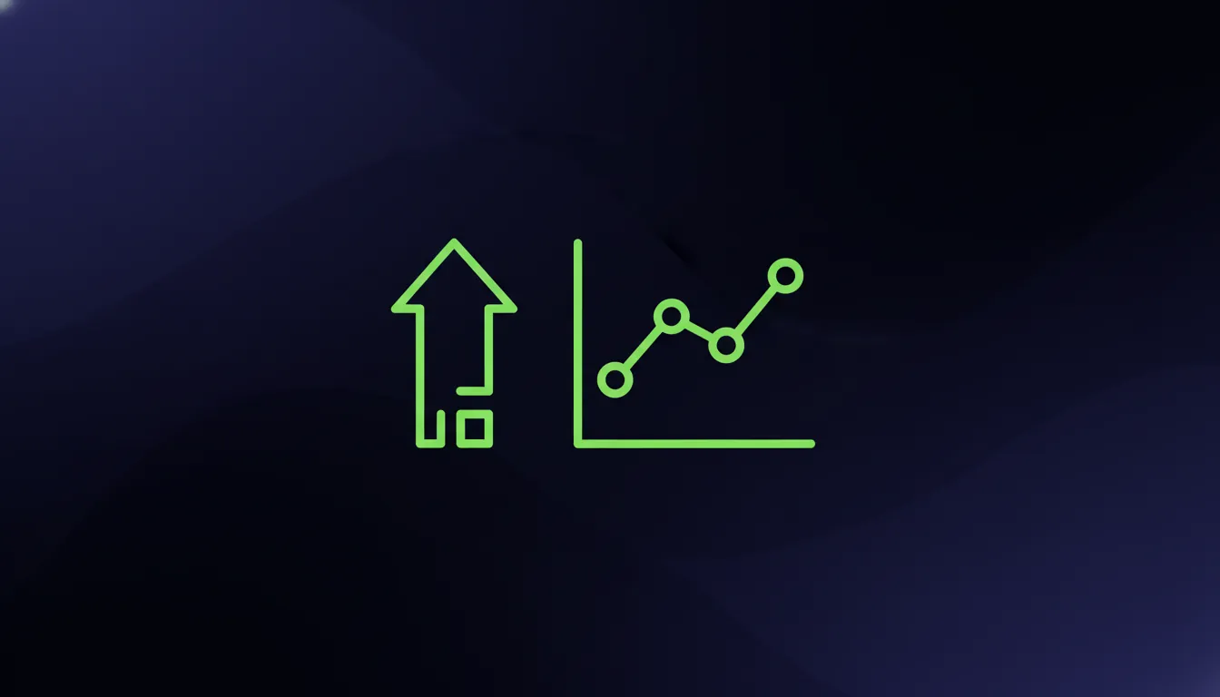 Minimalist illustration of growth in tech stocks