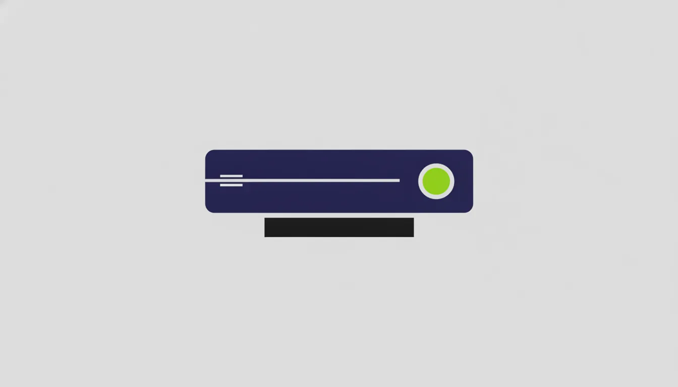 Flat illustration of an analyzer system in a minimalist style