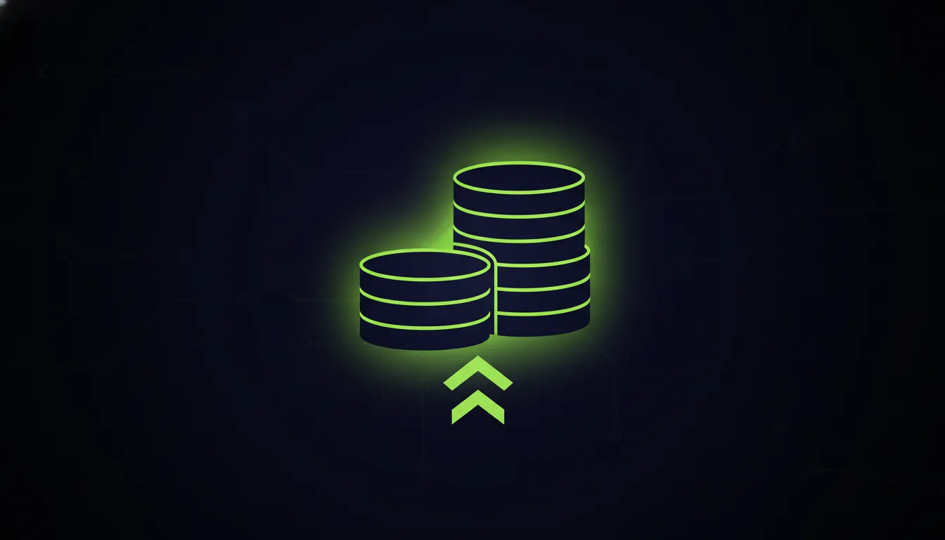 Silhouette of a stack of coins representing investment in AI.