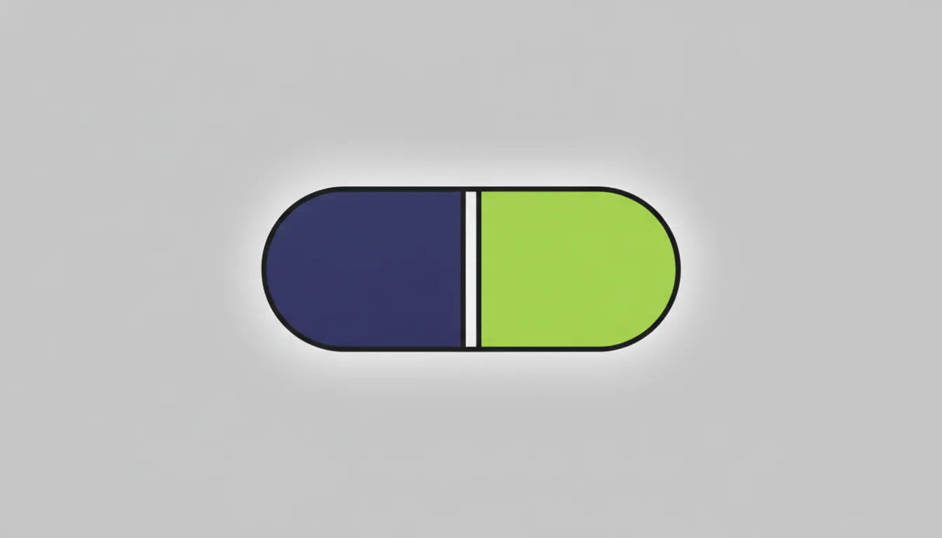 A minimalist illustration of a pill representing pharmaceutical workflows.