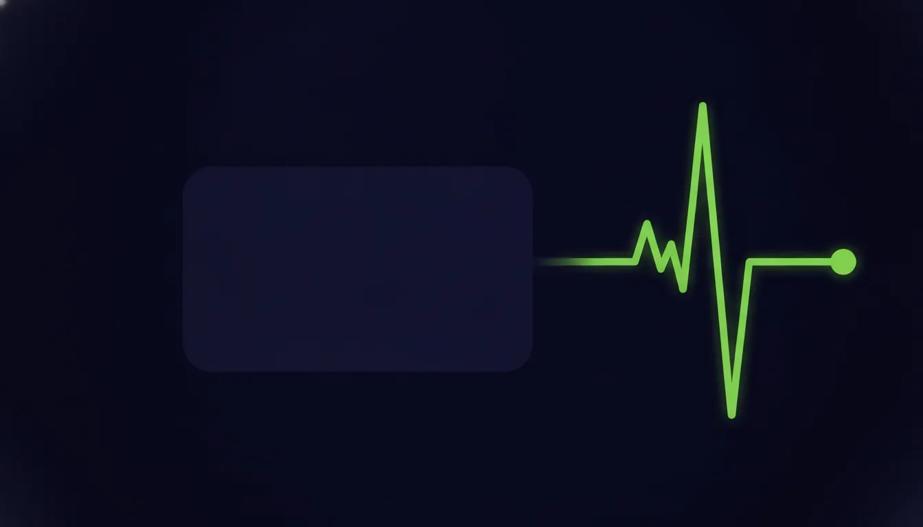 A minimalist heart rate monitor with a data stream