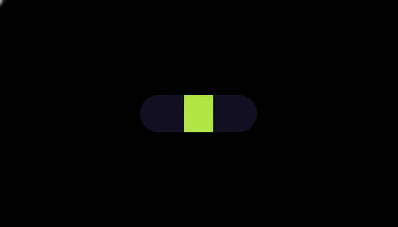 A minimalist illustration of a pill in a dark setting.