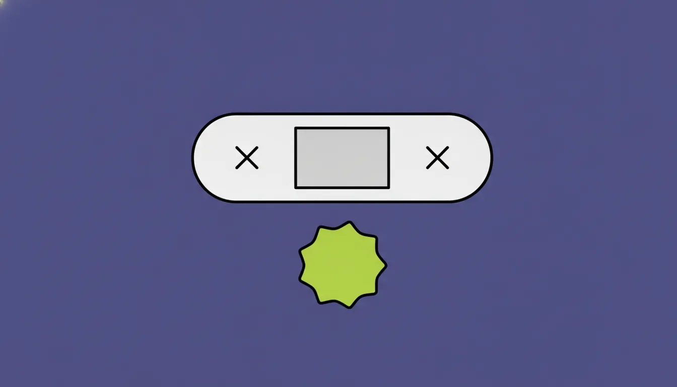 A minimalist illustration of a bandage over a wound, symbolizing advanced wound management in healthcare.
