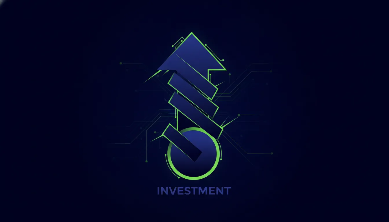 Stylized upward arrow with circular base symbolizing growth and investment in biotech IPOs.