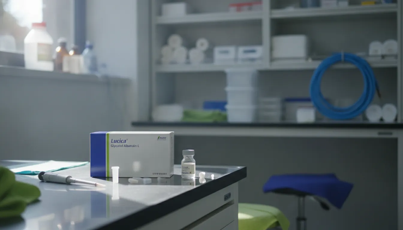 Lucica® Glycated Albumin-L assay kit in a clinical setting