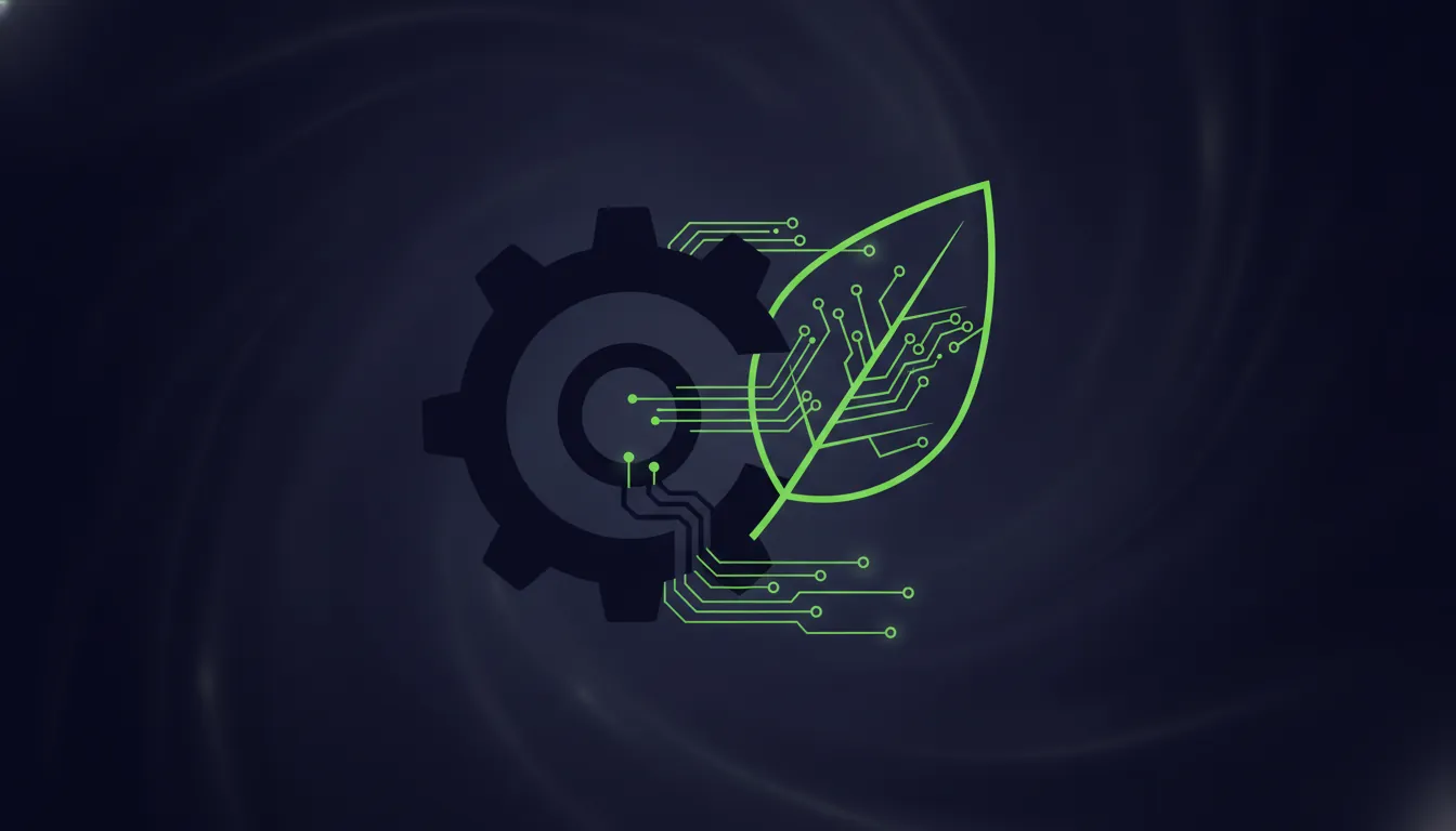 A minimalist representation of biotechnology tools and health tech collaboration.