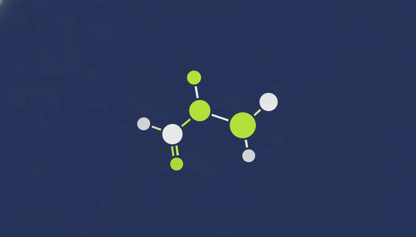 A minimalist representation of a drug compound molecule in flat design.