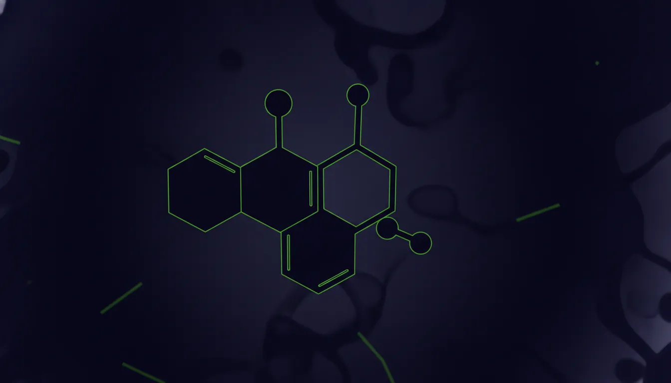cholesterol molecule silhouette