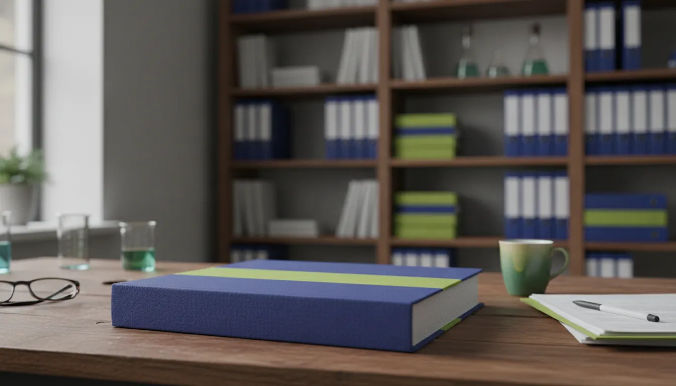 Quality training manual in a pharmaceutical workspace