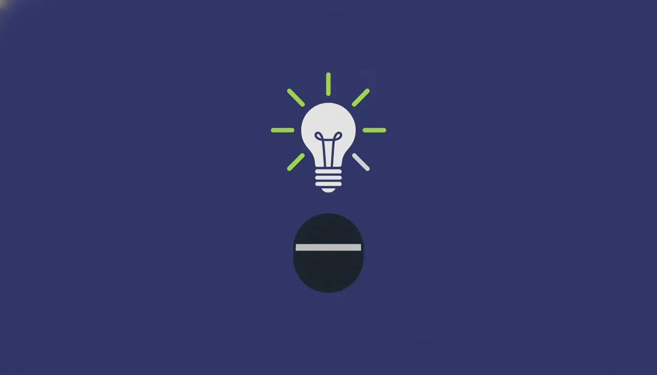 A minimalist illustration of a pill and a light bulb representing AI drug discovery.