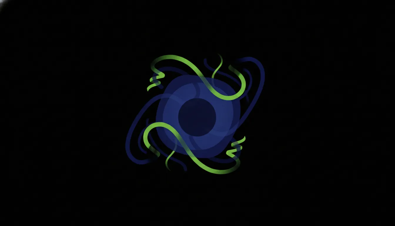 Illustration of a single cell with RNA strands
