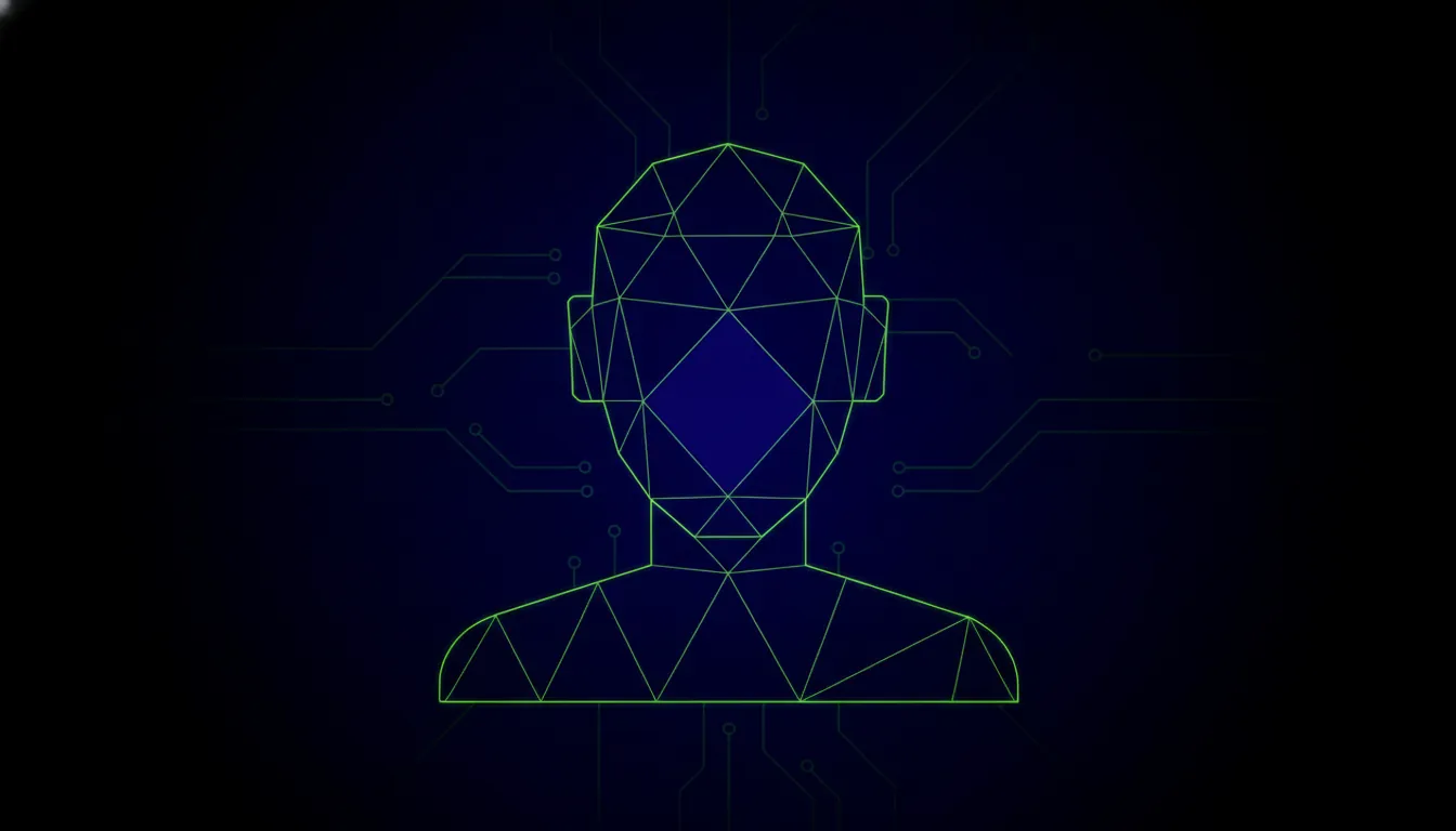 Minimalist illustration of an AI agent