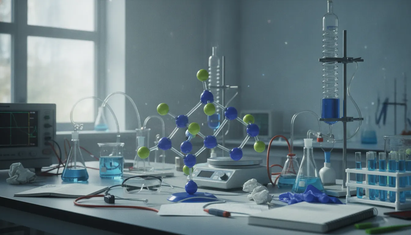 Molecular model in a laboratory setting