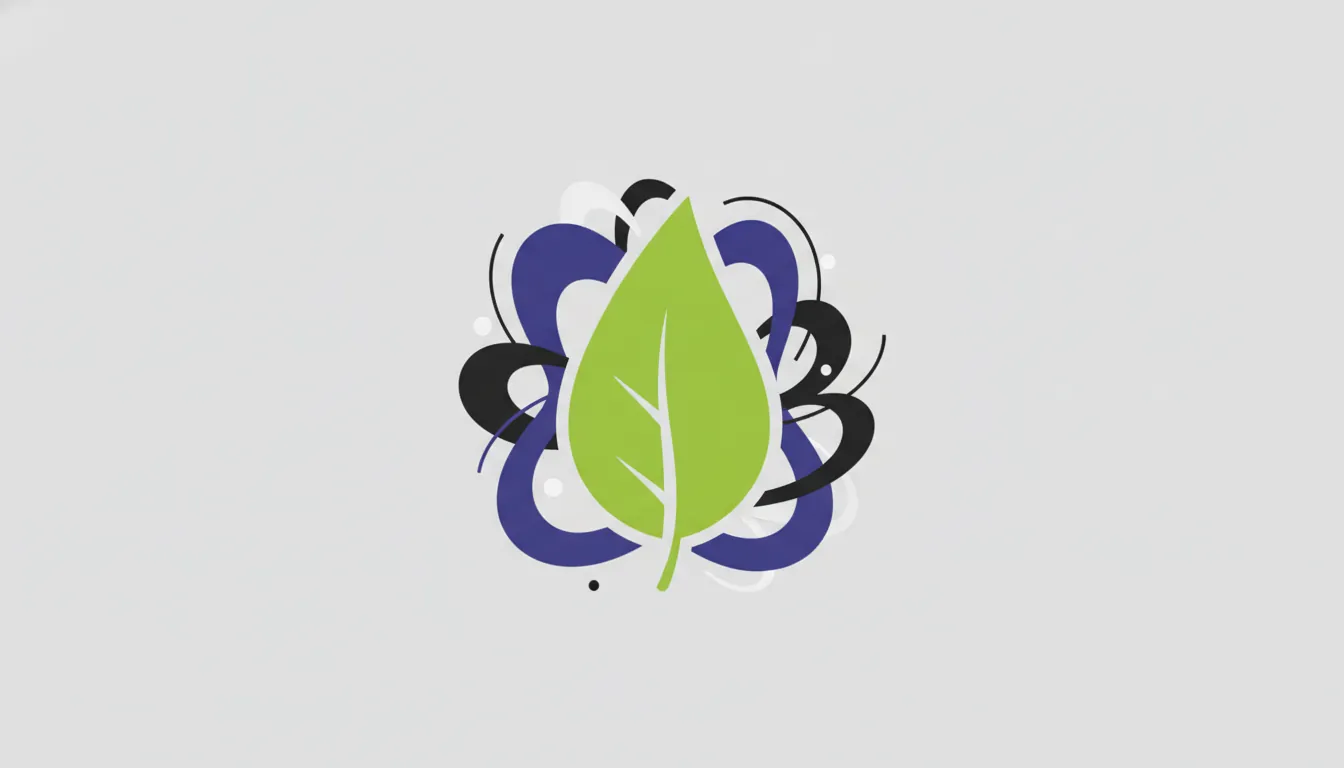 A minimalist representation of a leaf symbolizing herbal medicine in AYUSH healthcare.