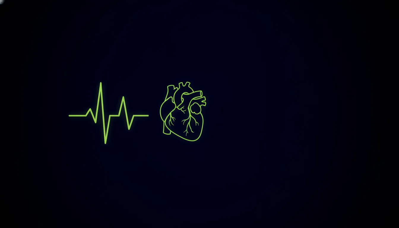 minimalist representation of cardiac diagnostics