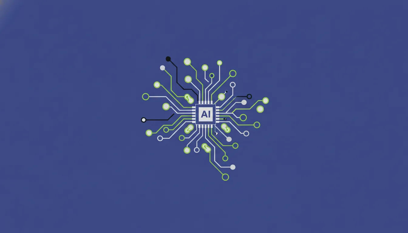 A minimalist representation of data patterns in healthcare AI.