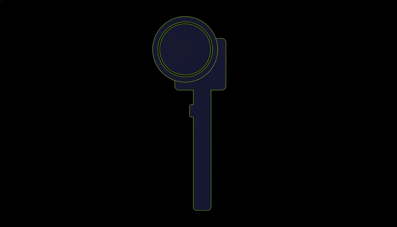 Minimalist illustration of a colposcope