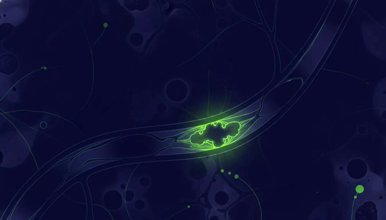 Silhouette of a coronary artery with plaque