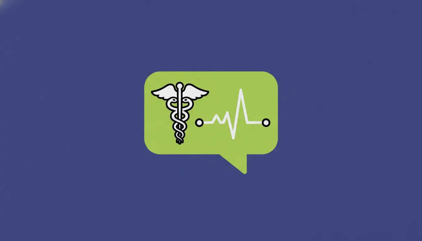 A minimalist speech bubble icon representing communication in medical affairs.