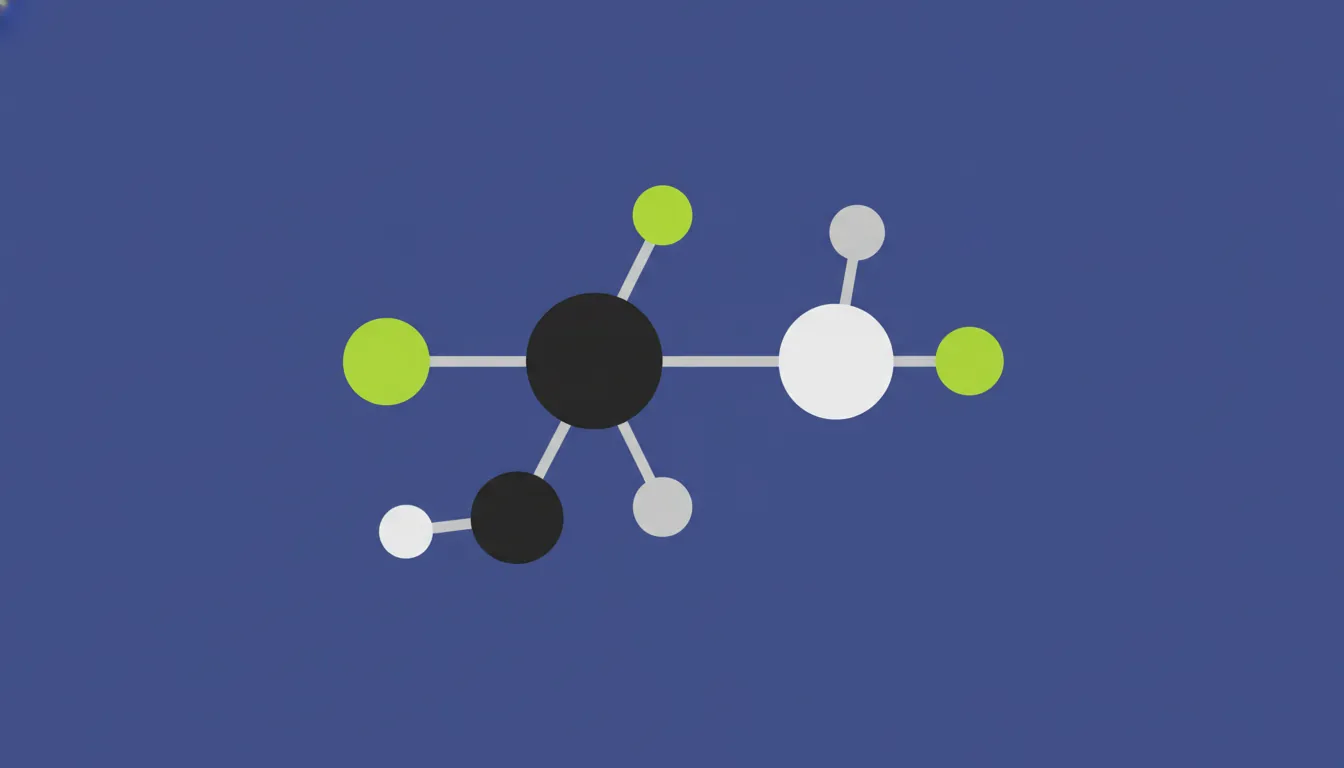 A flat illustration of a drug molecule silhouette on a solid background.