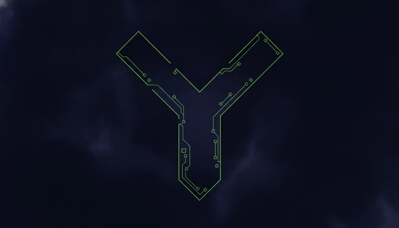 Minimalist illustration of an antibody structure