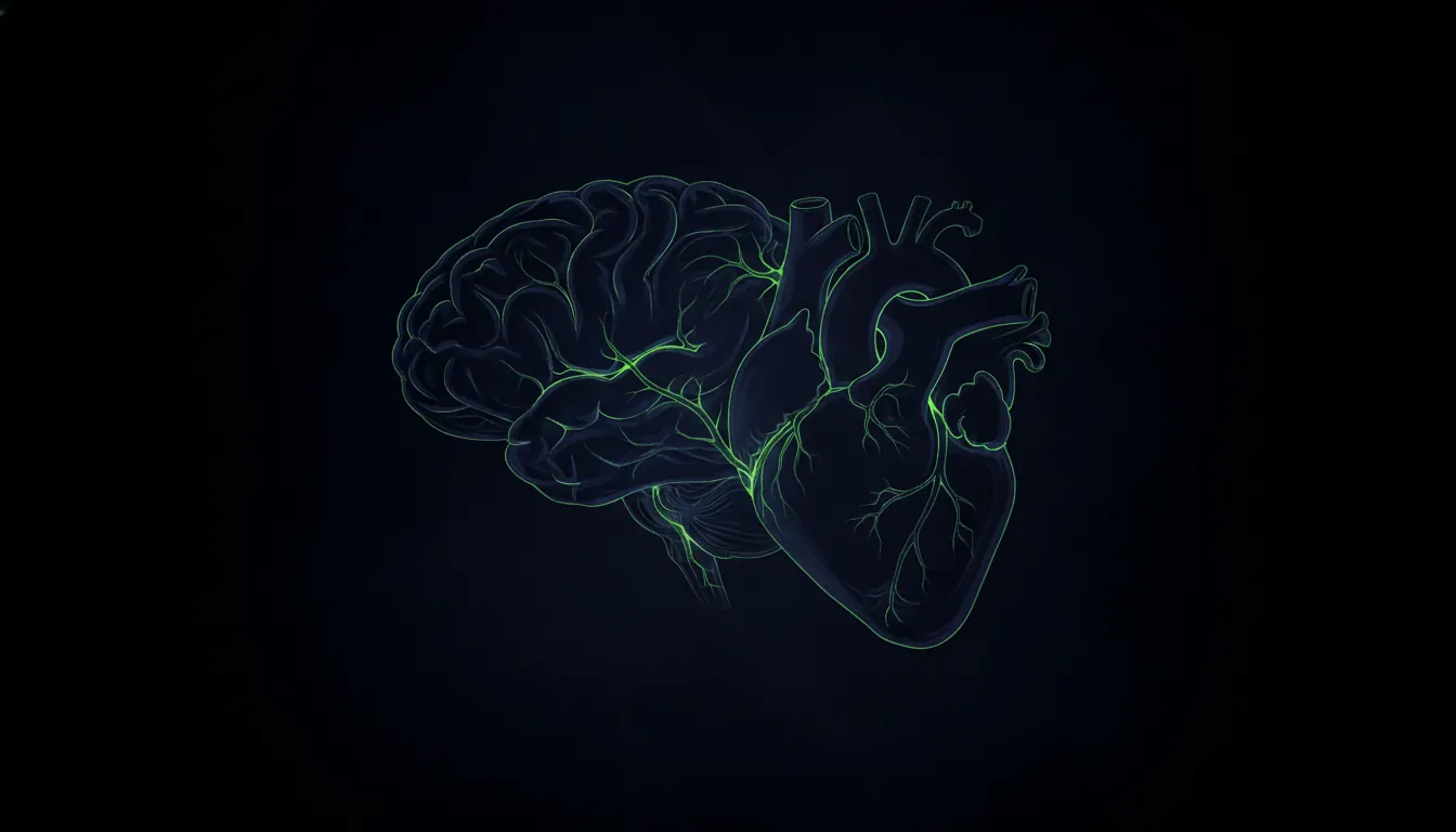 A minimalist representation of a brain and heart to symbolize behavioral health integration.