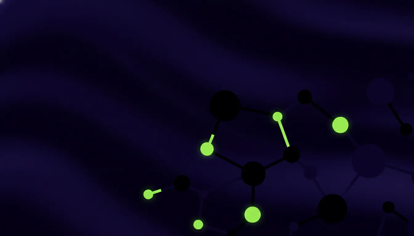 Minimalist illustration of a molecular structure