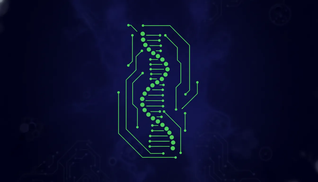 Minimalist illustration of an RNA molecule and control layer